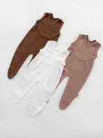 Комплект нательный 3 предмета (ползунки высокие на кокетке) "Silver Kids"